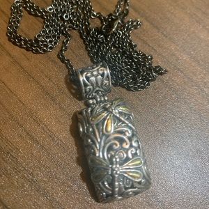 Phillip Gavriel dragonfly necklace 18k 925